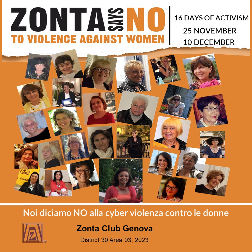 Zonta Genova Says No!